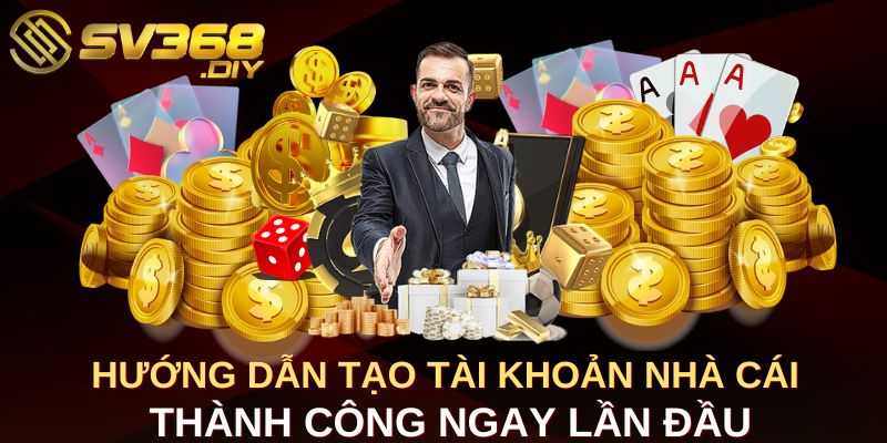 Hướng dẫn tạo tài khoản nhà cái thành công ngay lần đầu